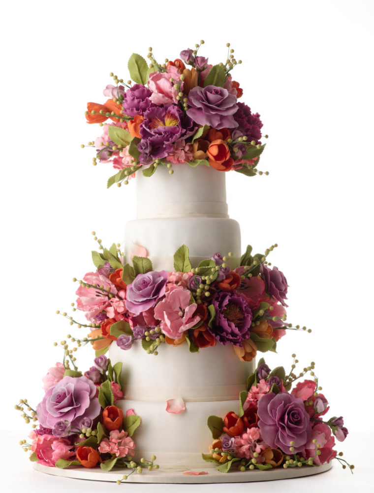 wedding piece flowers-spring-fresh-flowers