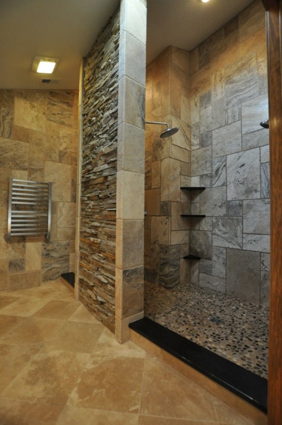 natural stone bath room