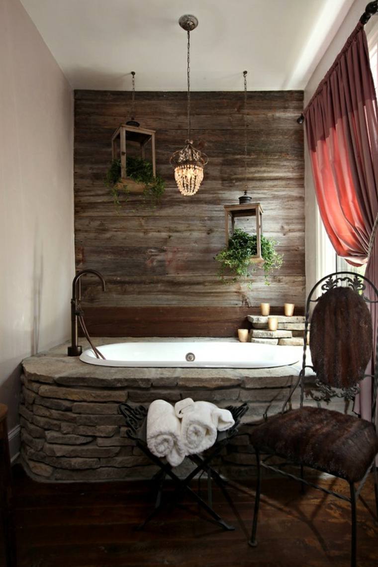 stone-bath-tub-chair parquet bath