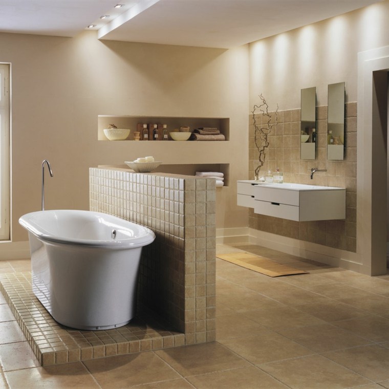 natural stone tiles modern bathrooms