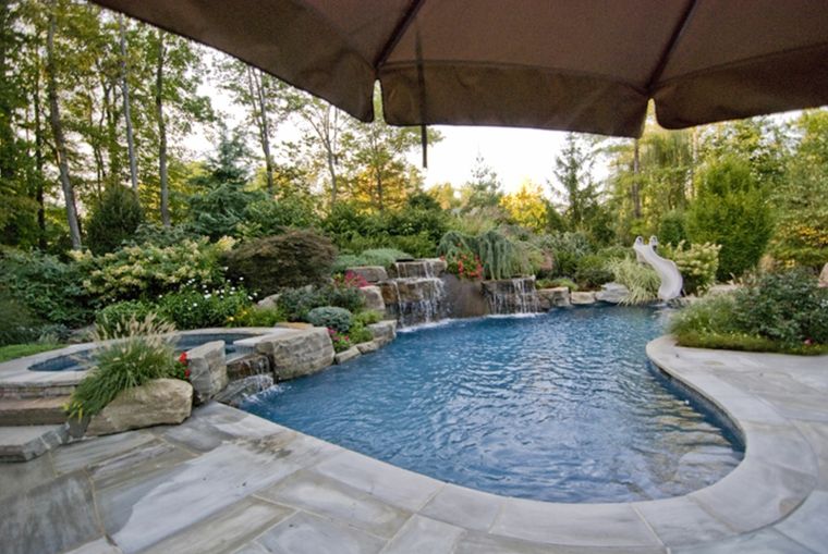 interesting design garden pool