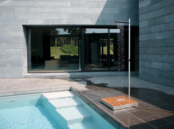 pool shower patio