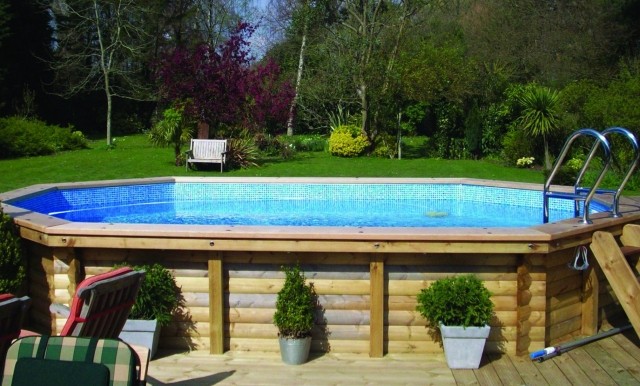 pool-above-ground-wood-lawn-shrubs-garden above ground pool wood