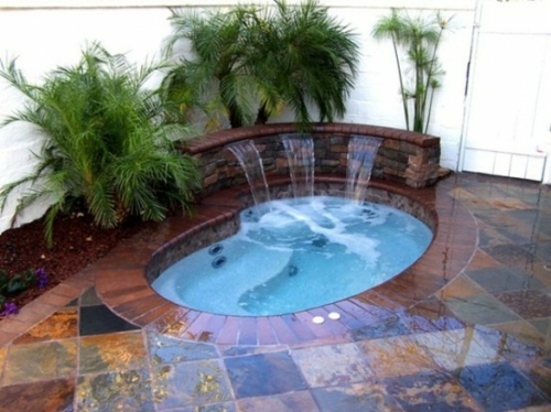 pool kidney tub outdoor water blue