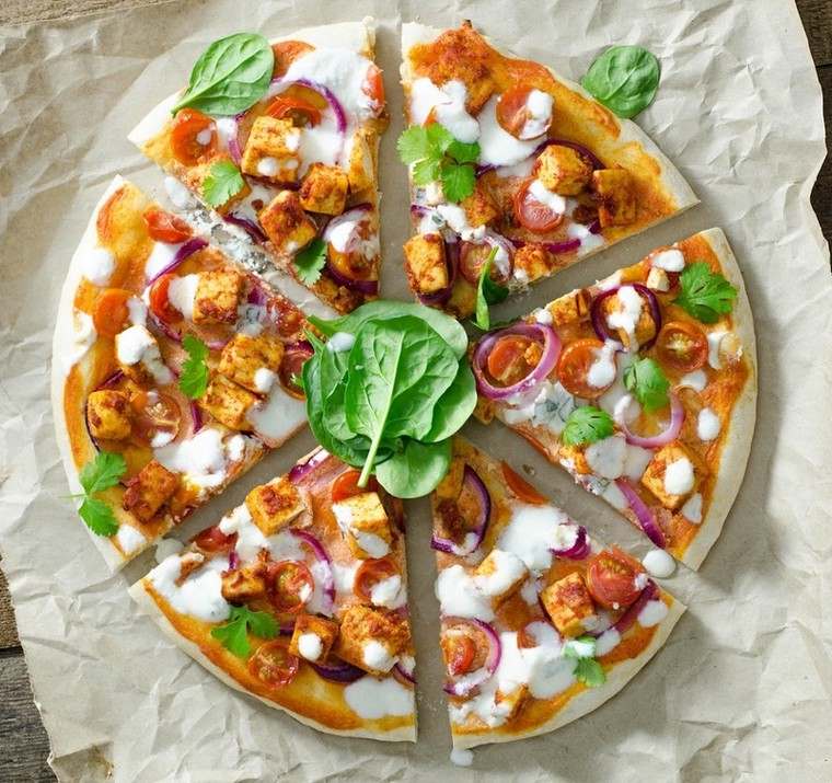 pizza-veganer tofu-idé-nem opskrift