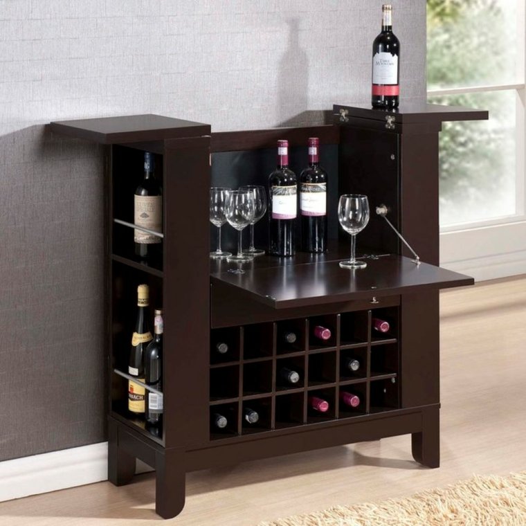 deco dinette cupboard wine kitchen