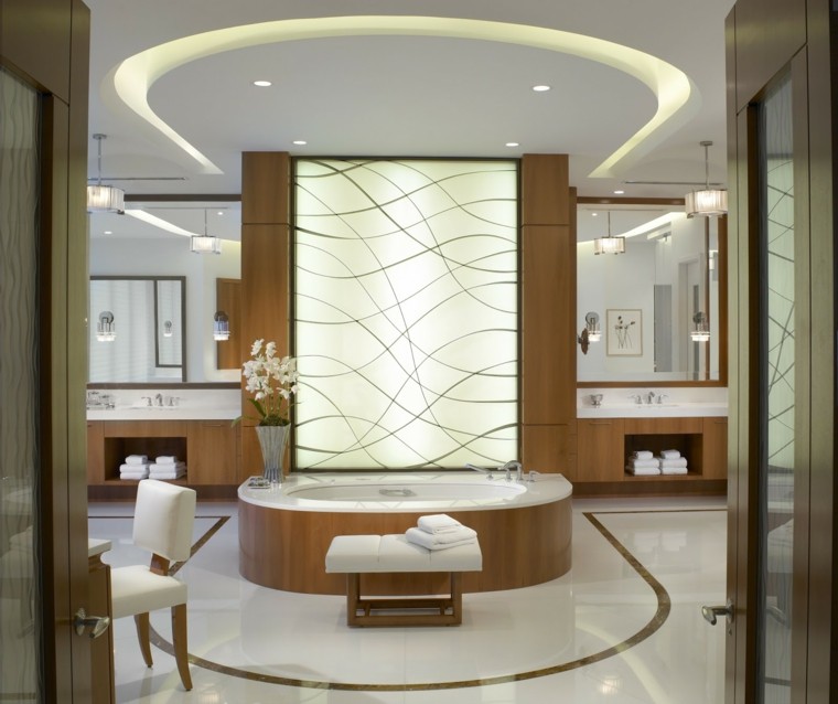 Contemporary ceiling-bath-tub