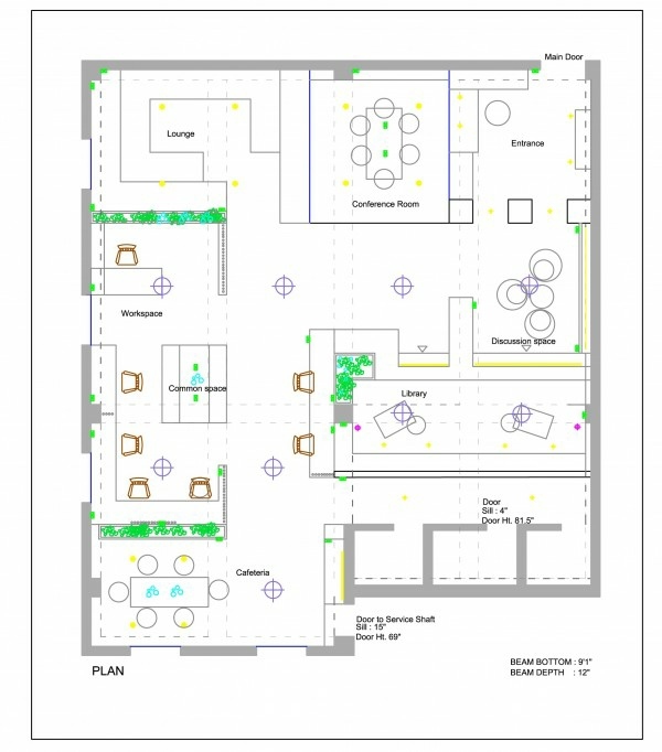 kontor byggeplan