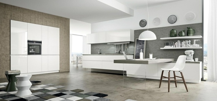 stone plans white kitchens decoration wooden counter