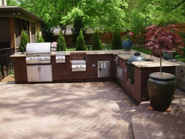 outdoor work plan summer kitchen idea