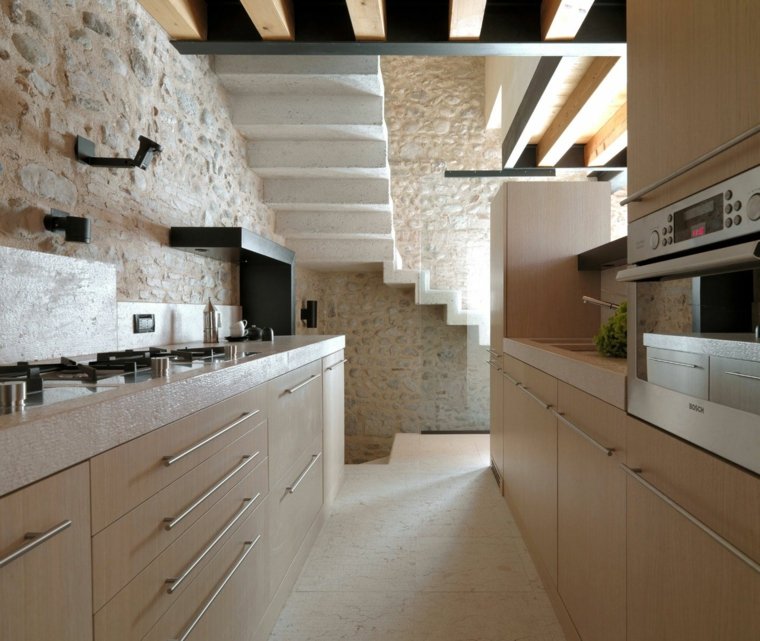 kitchen layout beige