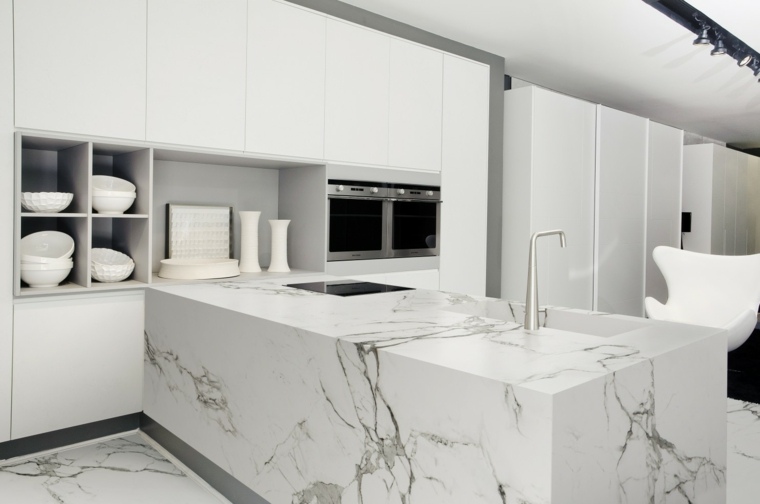 marble kitchen deco worktops