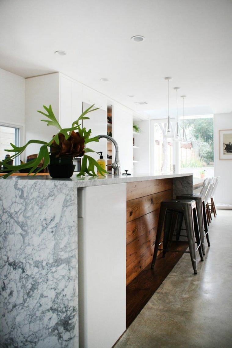 Plan-de-work-marble-leg-island-kitchen-design-deco-stools