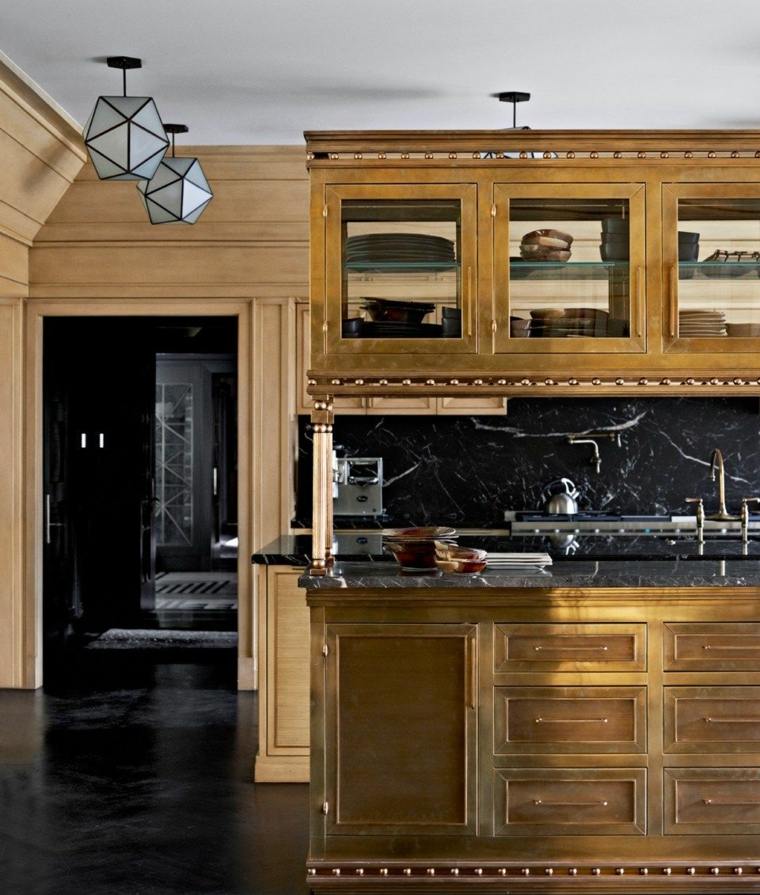 Plan-de-work-marble-black-photo-kitchen-deco-luxury-design