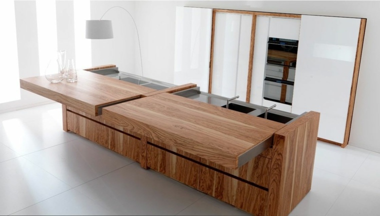 modern worktop wood decoration