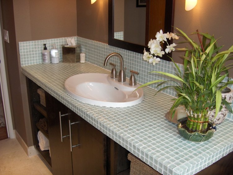 worktop bathroom tile