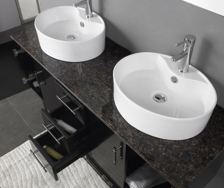 elegant bathroom worktop