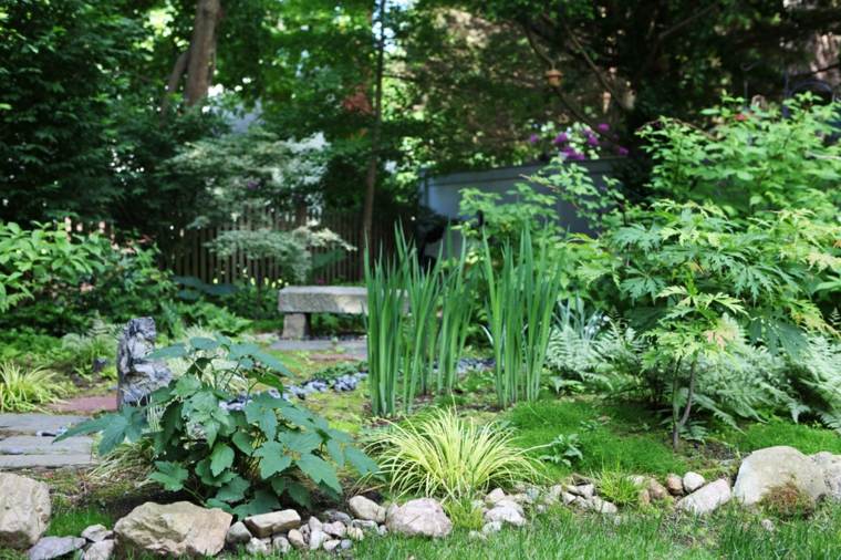 green plant zen outdoor garden