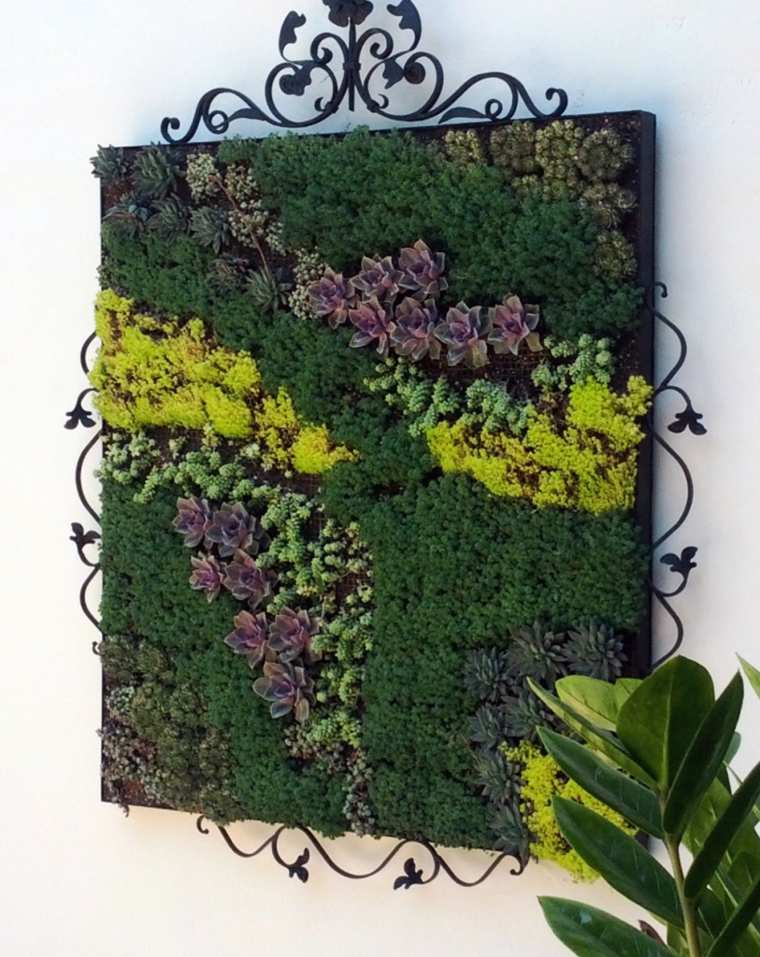 succulent garden hanging frame