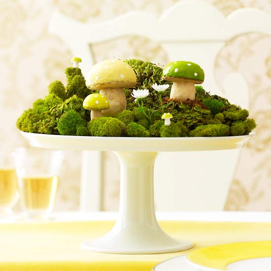 greenery deco table top