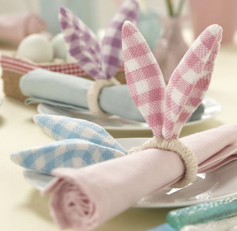 rabbits folding paper towel easy