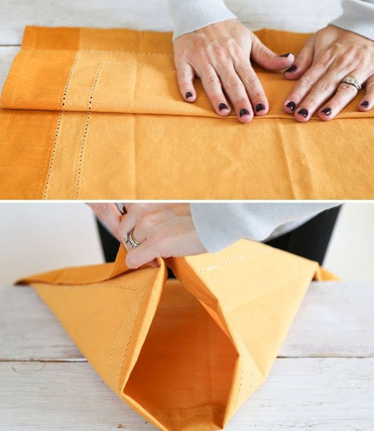 folding håndkle papir vev-opplæring-menyen