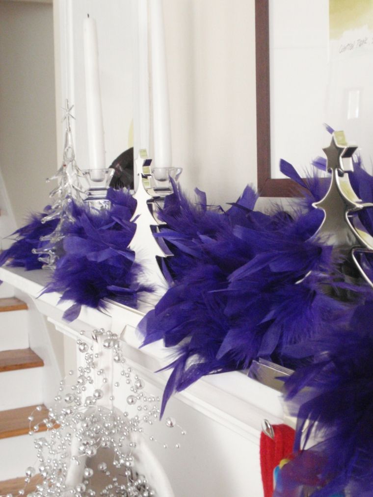 feathers Christmas decorations