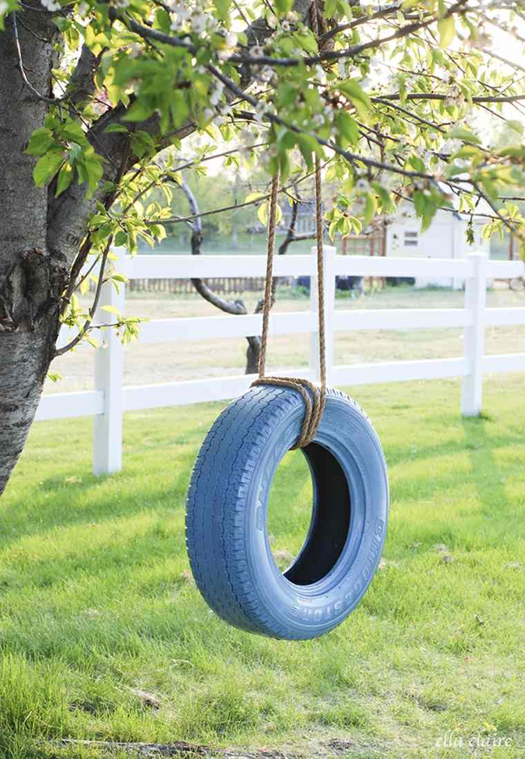 diy swing child tire idea brico