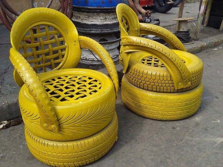 tire-chair-Garden-DIY-idea-furniture-outdoor