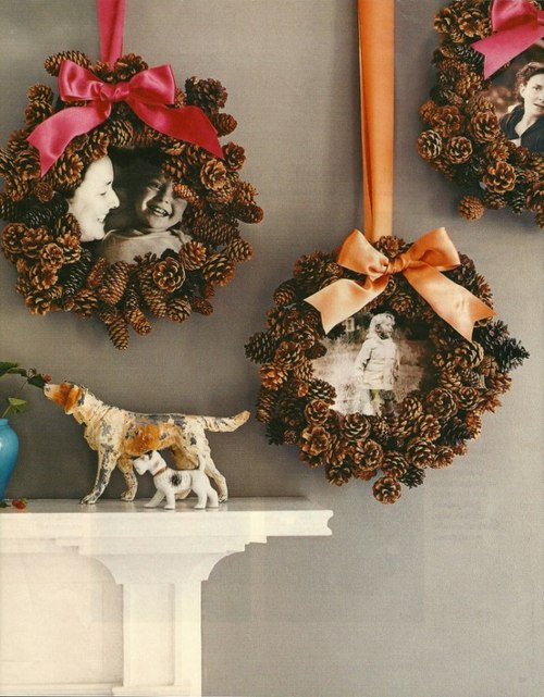 pine cone Christmas wreaths