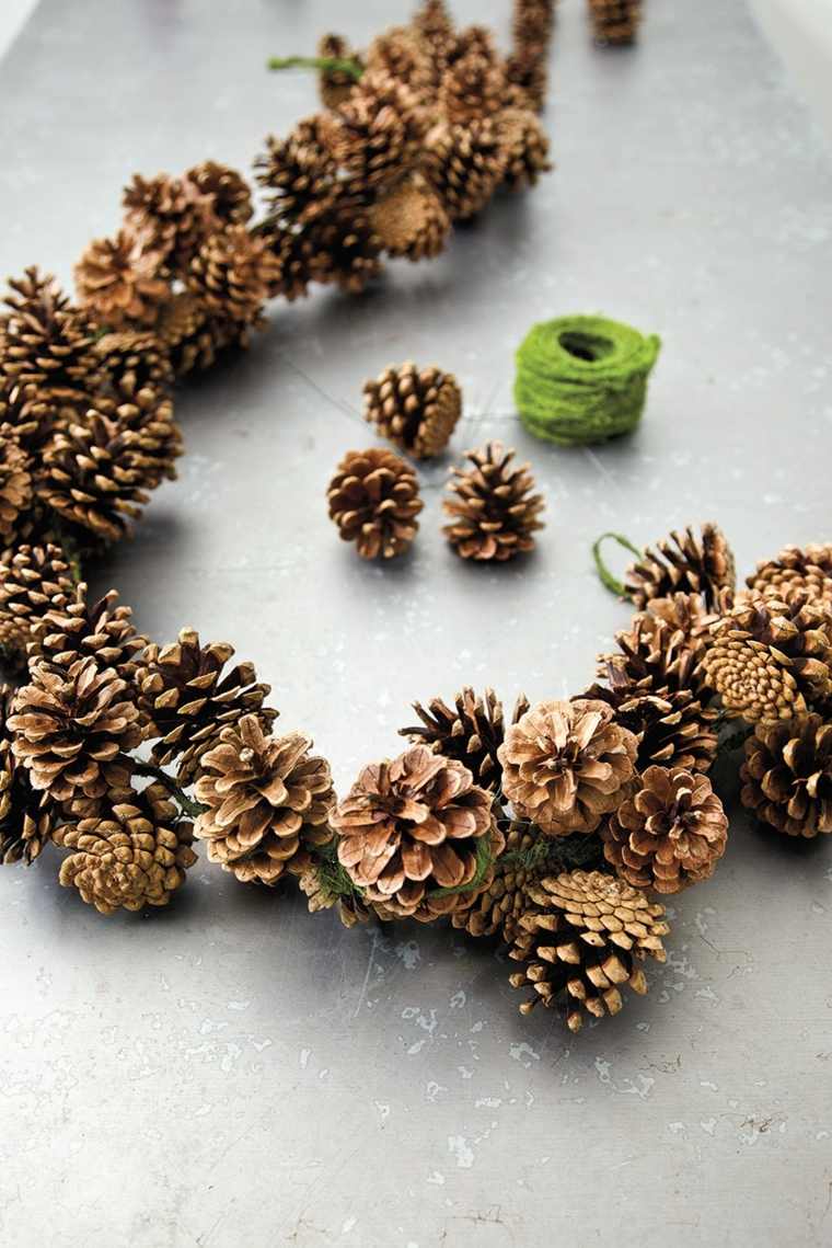 ideen dekor julen originale pinecone diy dekorere interiør plass