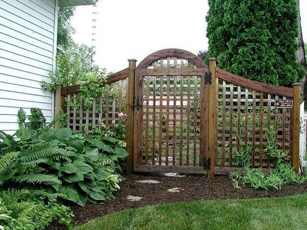 classic wooden gate