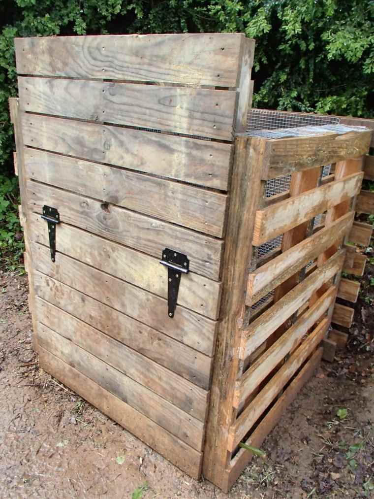 composter izdelava vrat paletni les