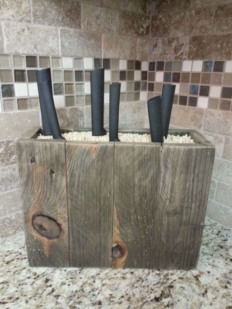 do-it-yourself knife holder