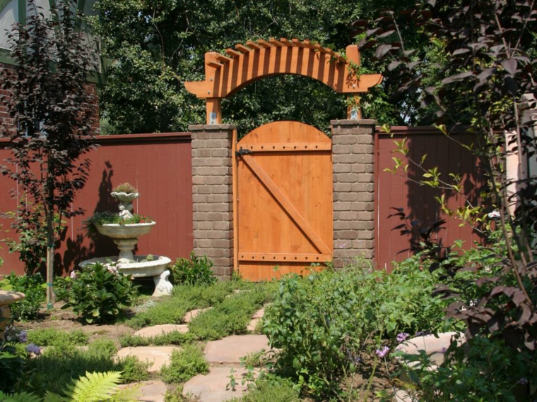 modern garden design door