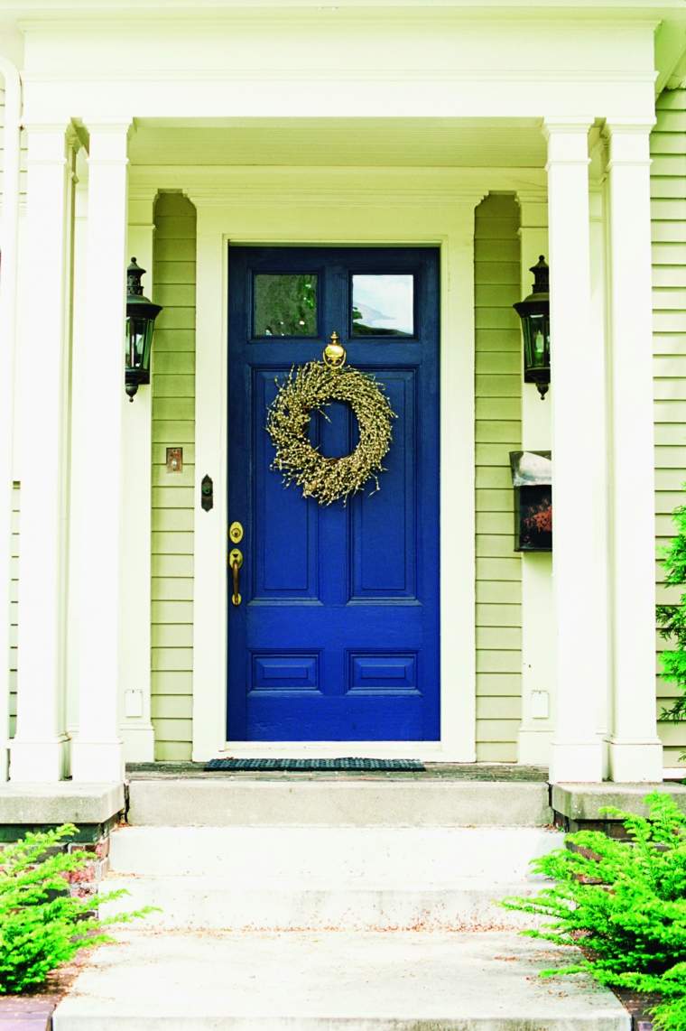 wooden house worn'extérieur décorer entrée