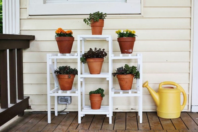 flower pot garden door outside decorations