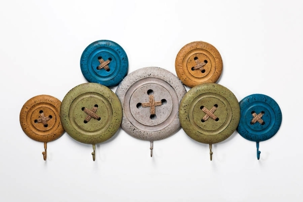 coat rack buttons colors design