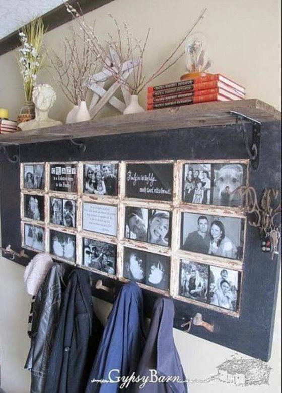 home decoration idea with wood family photo