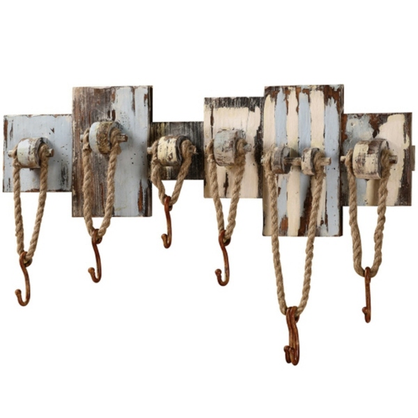 vintage rustic design coat rack