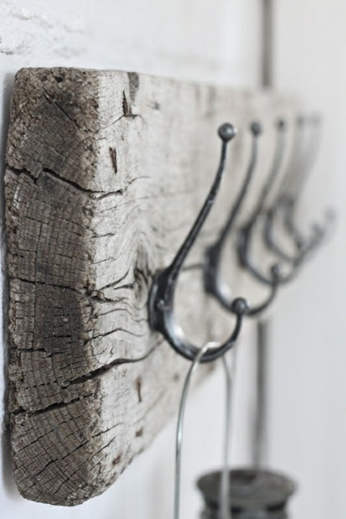 coat rack deco DIY wood