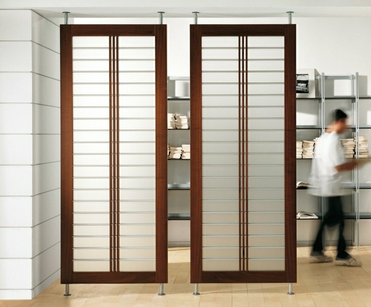idea separation non-removable shelves wood glass parquet
