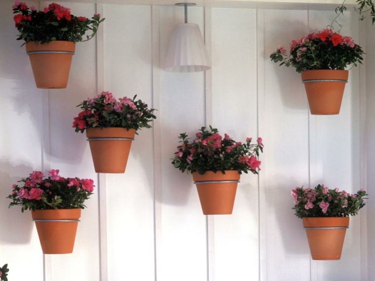 idea plant wall flowerpot ceramic flowers