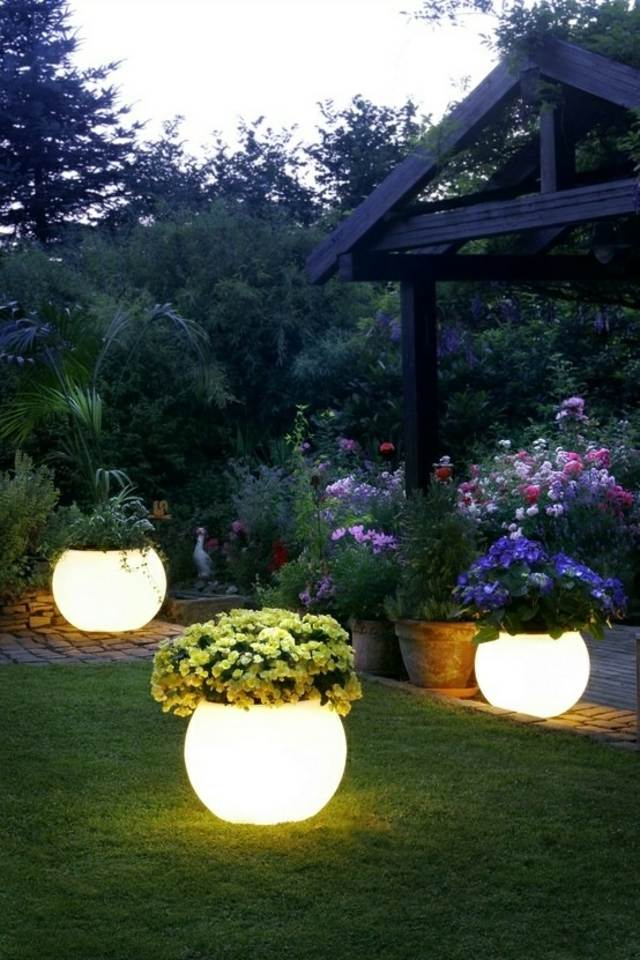 garden how to landscap outdoor flower pot light outdoor light