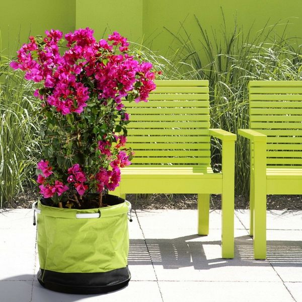 outdoor flower pot design