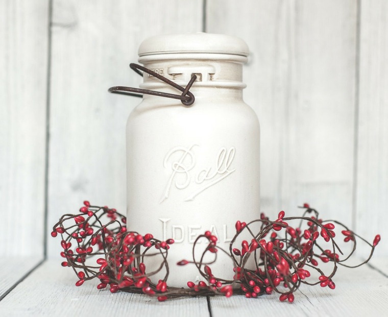 deco christmas jar kaca diy idea asal menghias idea natal