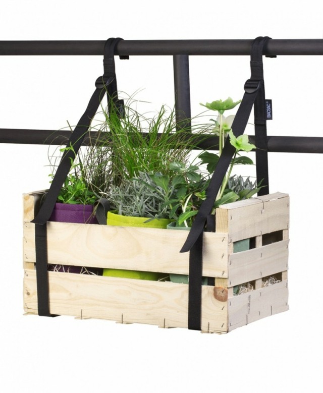 kitchen garden height container wood balcony