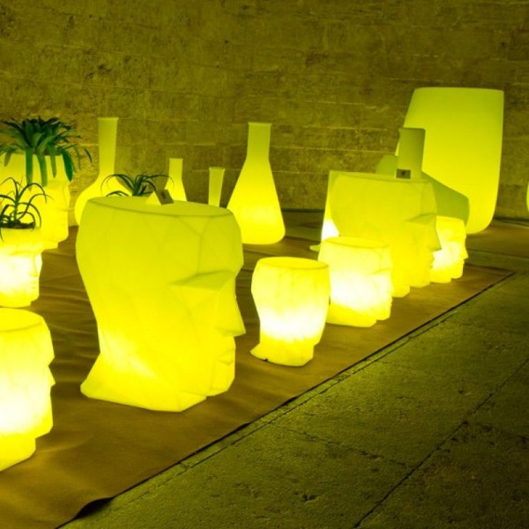 lighting pots outdoor design