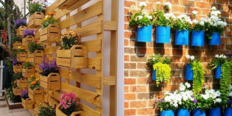 flower pots garden-outside-ideas