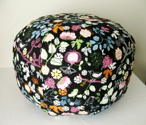 multicolored pouf original design Calliezoey